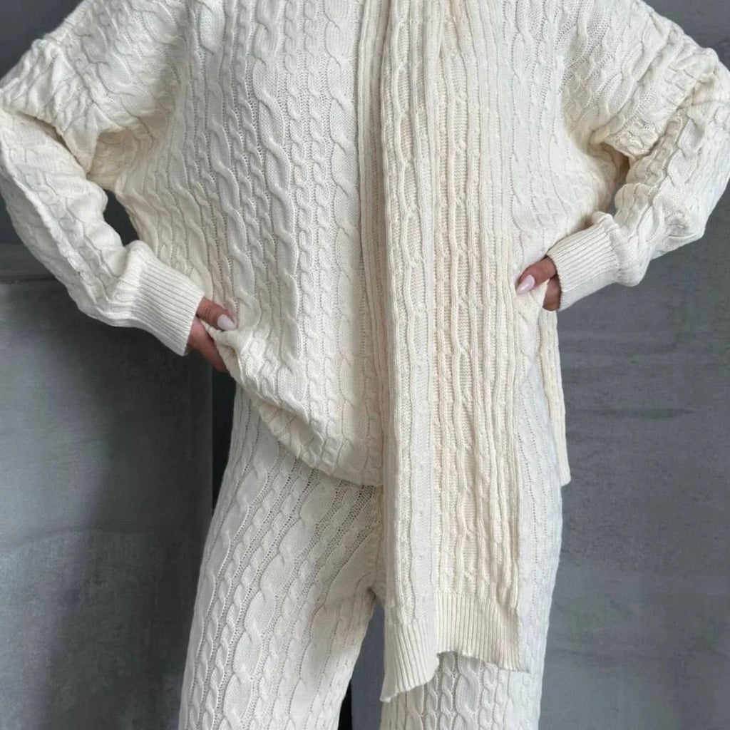 Ensemble Torsadée avec Écharpe