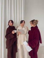 Ensemble Torsadée avec Écharpe