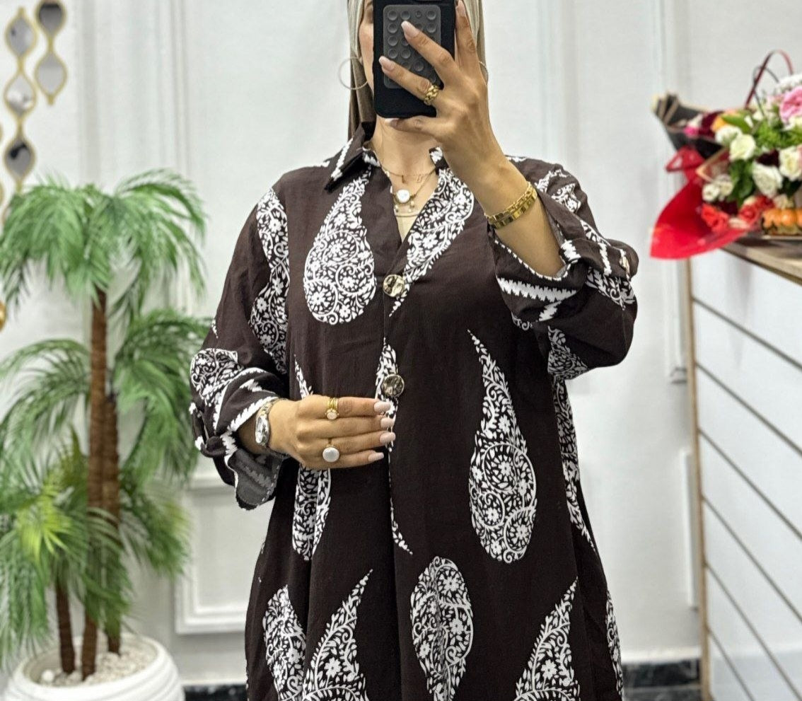Robe longue en Lin